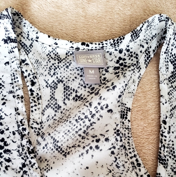 Converse babydoll halter top - grey snakeprint - Picture 2 of 3